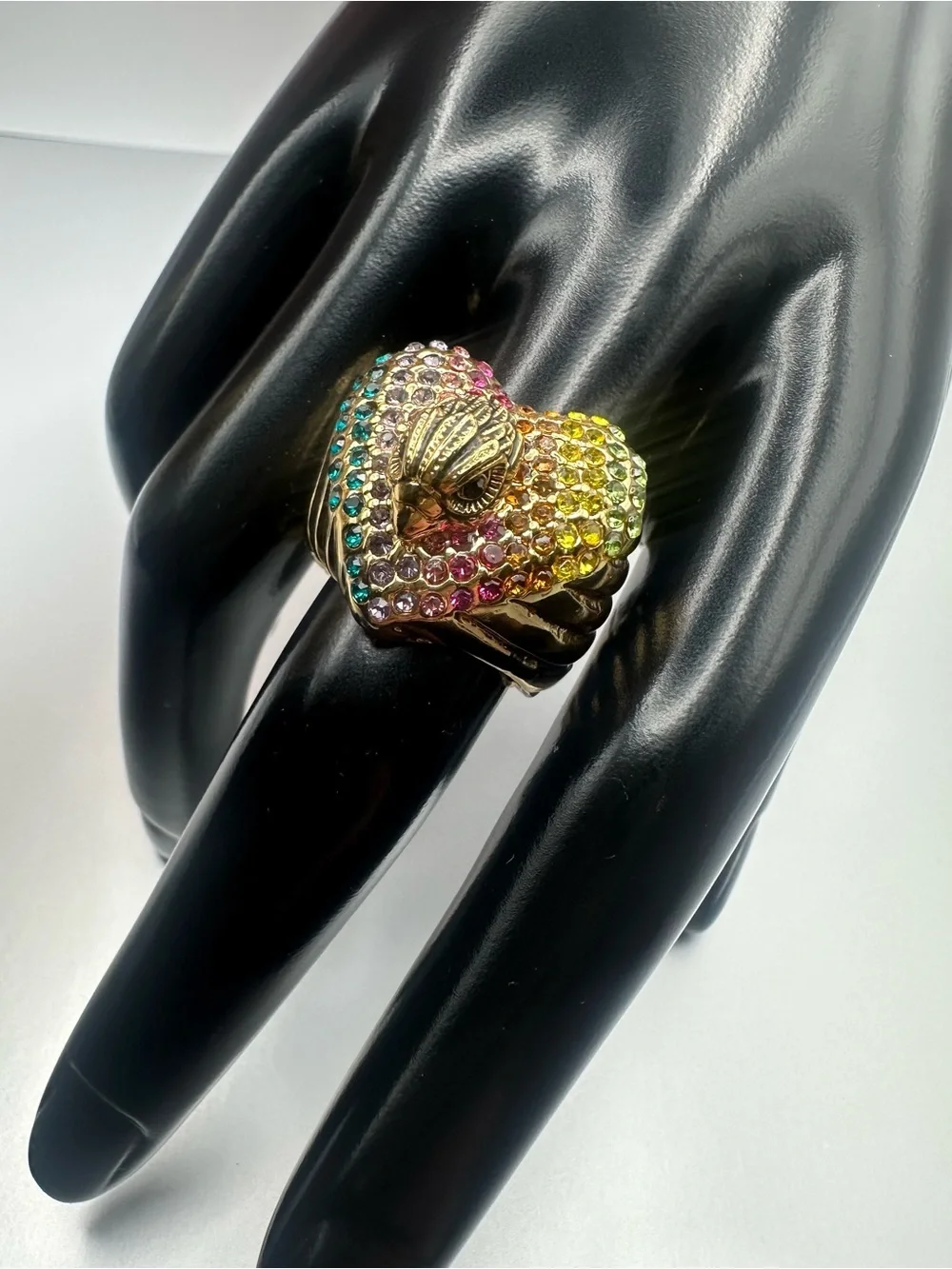 Kurt Geiger Eagle Heart Crystal ring